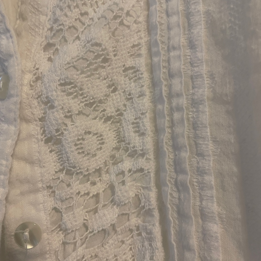 Rebecca Malone ladies very nice white blouse XL worn once - Picture 2 of 4